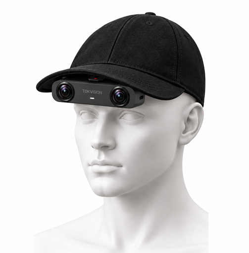 Cap-mounted capture device — custom housing design